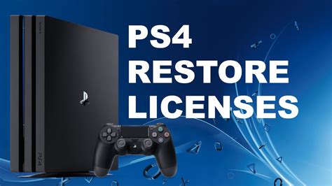 Ps4 restore licenses. Things To Know About Ps4 restore licenses. 
